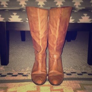Vintage leather boots